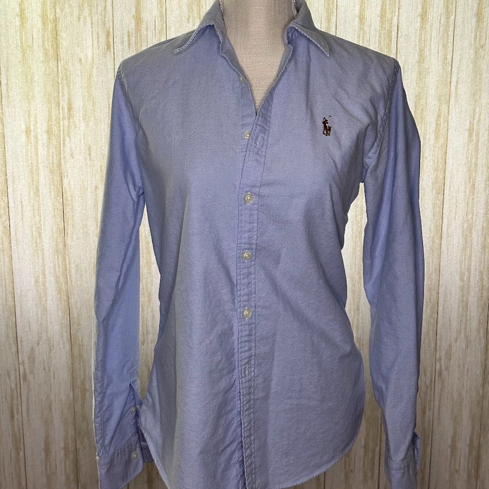 Slim Fit Long Sleeve Ralph Lauren Polo
